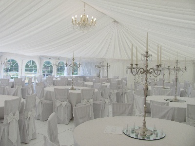 Candelabra with crystals